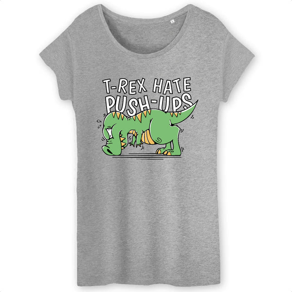 Papero T-SHIRT - BIO- TRex hate Push-Ups - Damen Riesige Rabatte