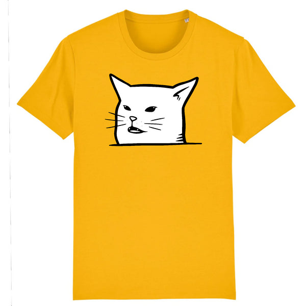 Papero T-SHIRT - BIO- White Cat - HERREN zollfrei