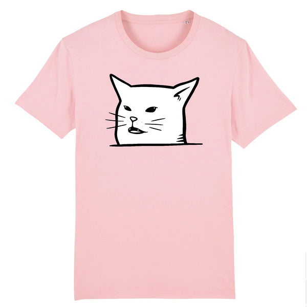 Papero T-SHIRT - BIO- White Cat - HERREN zollfrei