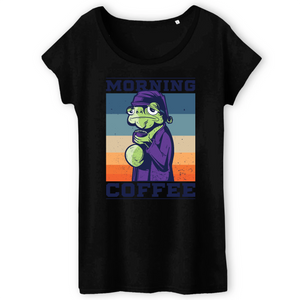 Papero T-SHIRT - BIO-Morning Coffee- Damen 50% Rabatt für begrenzte Zeit
