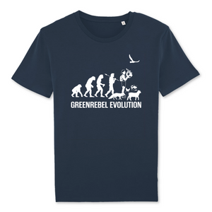 Papero T-Shirt- BIO - Greenrebel Evolution - Es ist Zeit für die grüne Rebellion- Herren Rabatte dieses Monats