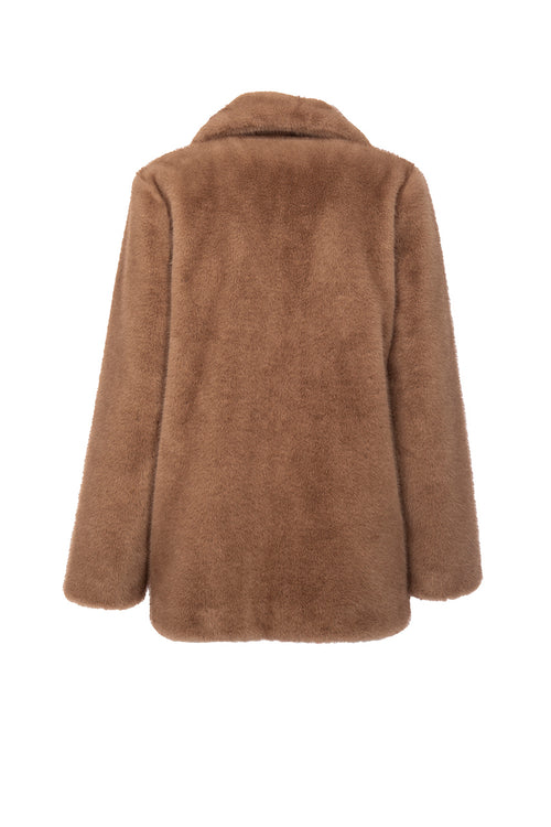 Petite M. Kunstfell Jacke Braun Rabatte dieses Monats