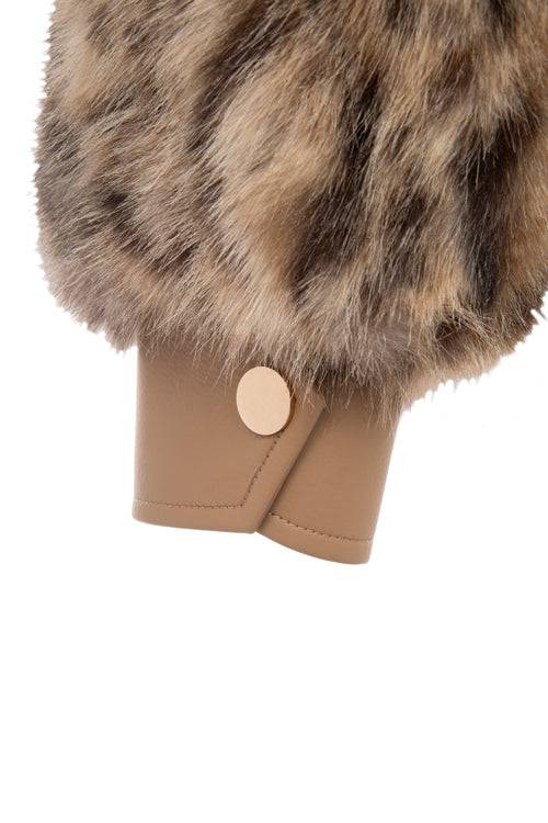 Petite M. Kunstpelz Blouson mit Tiger-Print Online