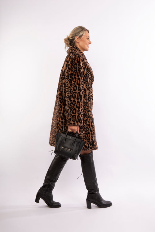 Petite M. Blazermantel mit Leopardenmuster Online Shopping