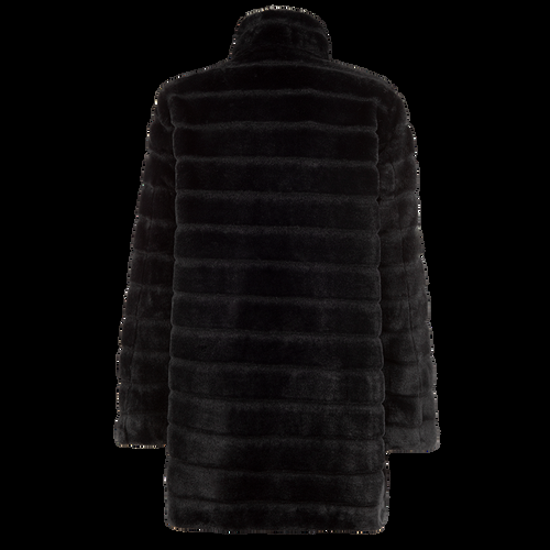 Petite M. Leichte Kunstfell Jacke Schwarz Tägliche Deals