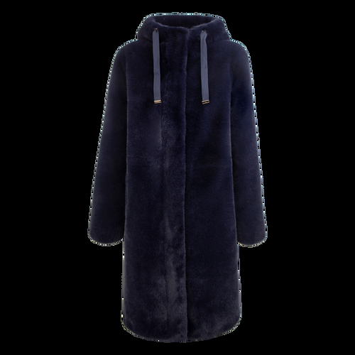 Petite M. Kunstpelz Parka Dunkelblau Bis zu 50% Rabatt