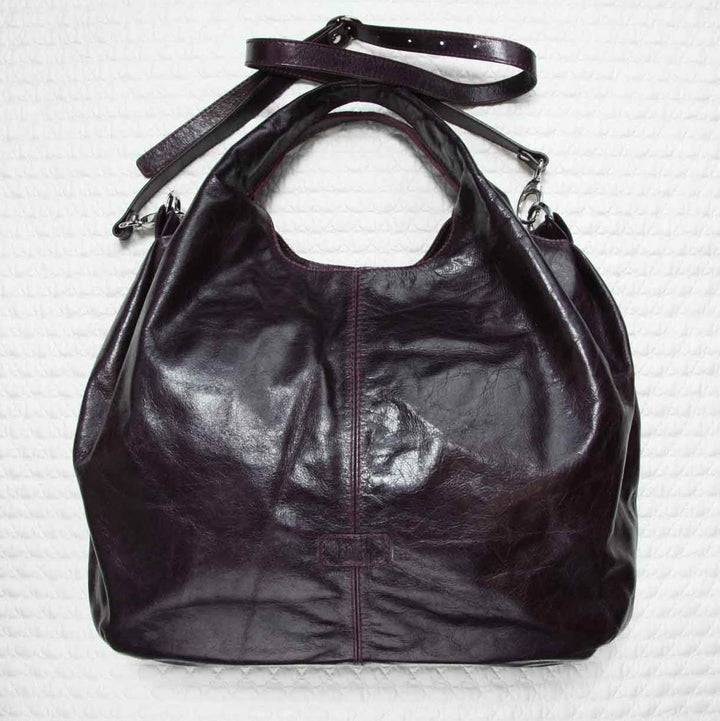 Philini Beuteltasche in Burgund - Melanie Speichern exportieren