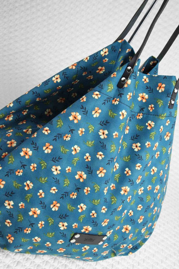 Philini Mini Flowers Shopper blau Neuheiten