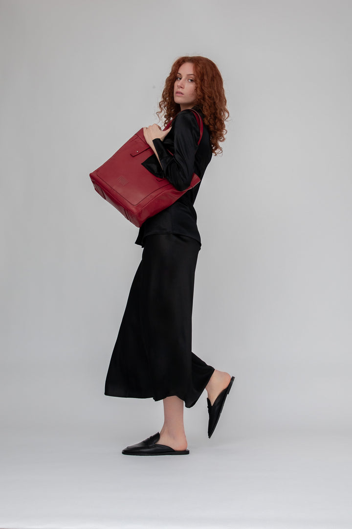 Philini Carry all Shopper in rot - Elena Begrenzt auf 3 Tage