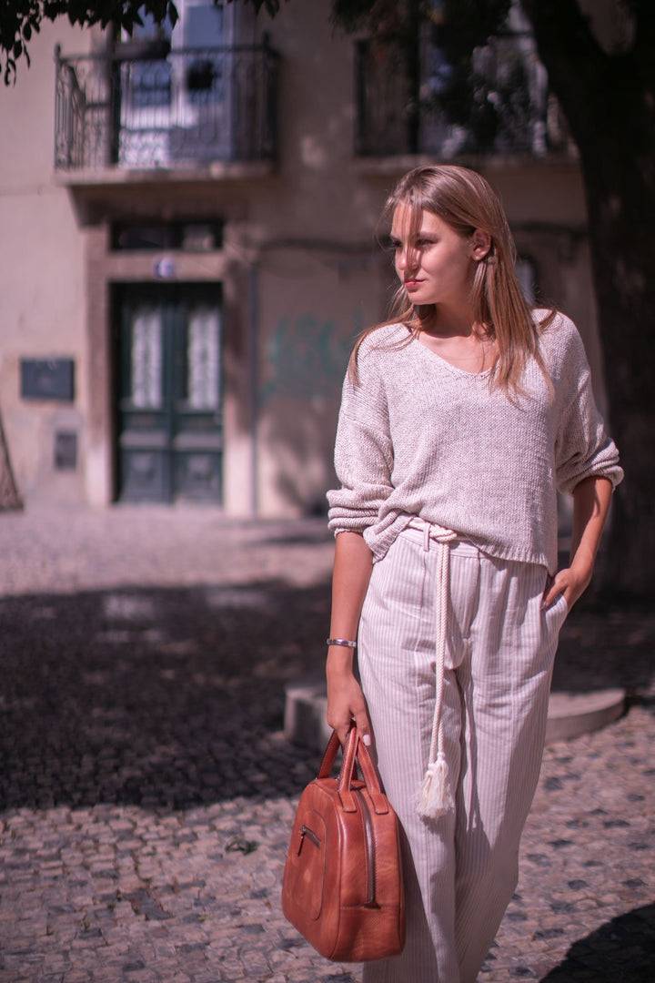 Philini Handtasche Vintagestyle in cognac Domi Angebote