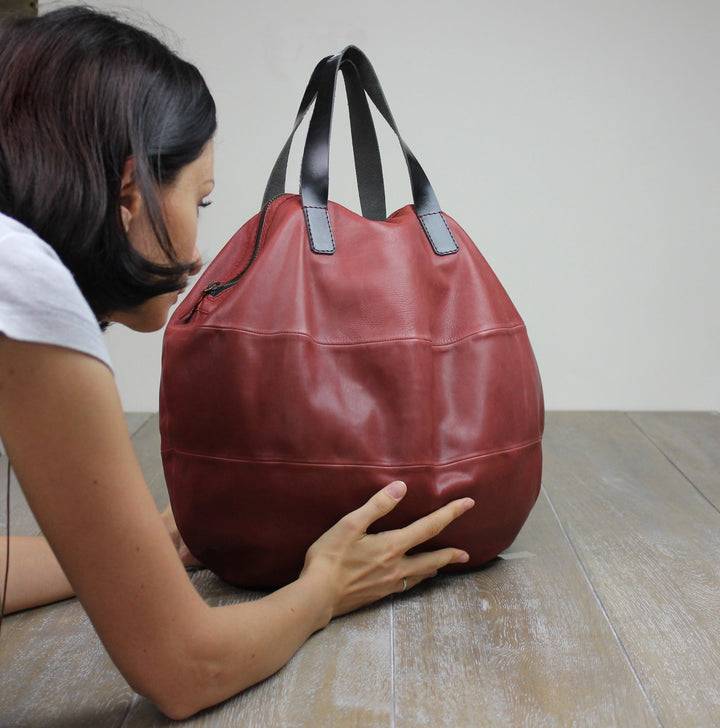 Philini Handtasche aus Anilinleder - Nataly Online Shopping