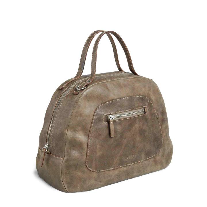 Philini Vintage-Handtasche in Cappuccino - Domi Wochenangebot
