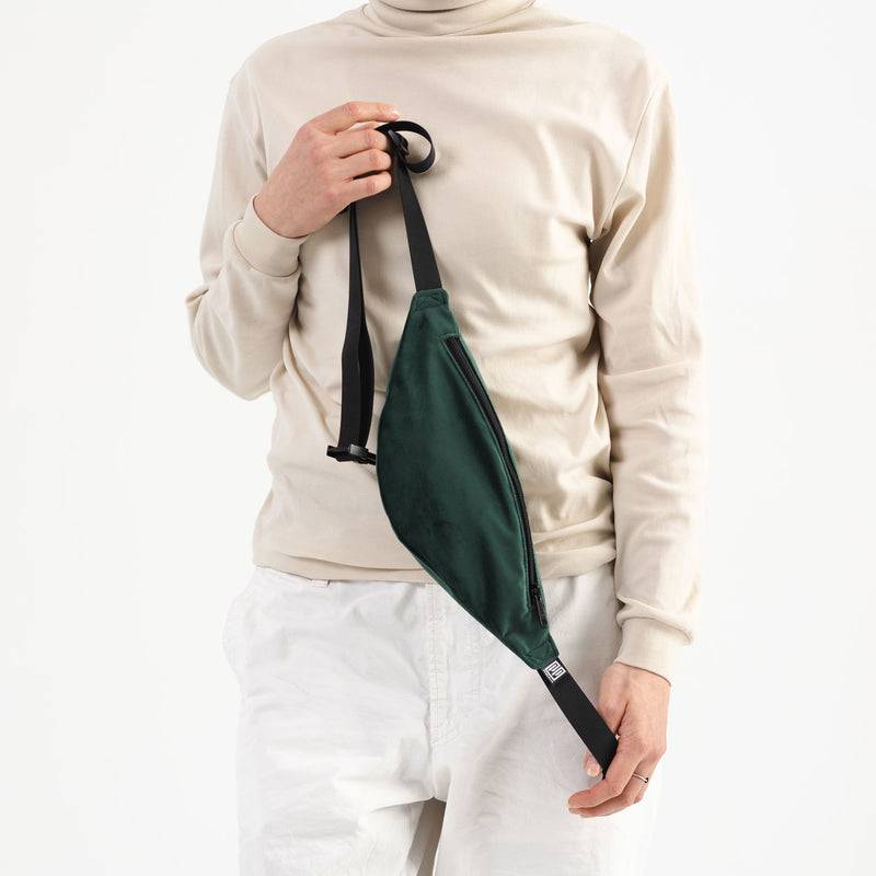 PP Berlin Bauchtasche schmal, Samt, Damen Herren Unisex Meist gekauft