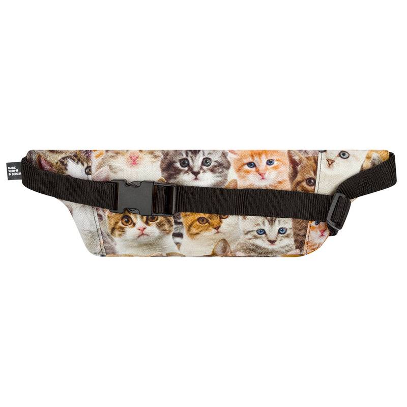 PP Berlin Bauchtasche flach, Canvas Stoff, Damen Herren Unisex Versandkostenfrei