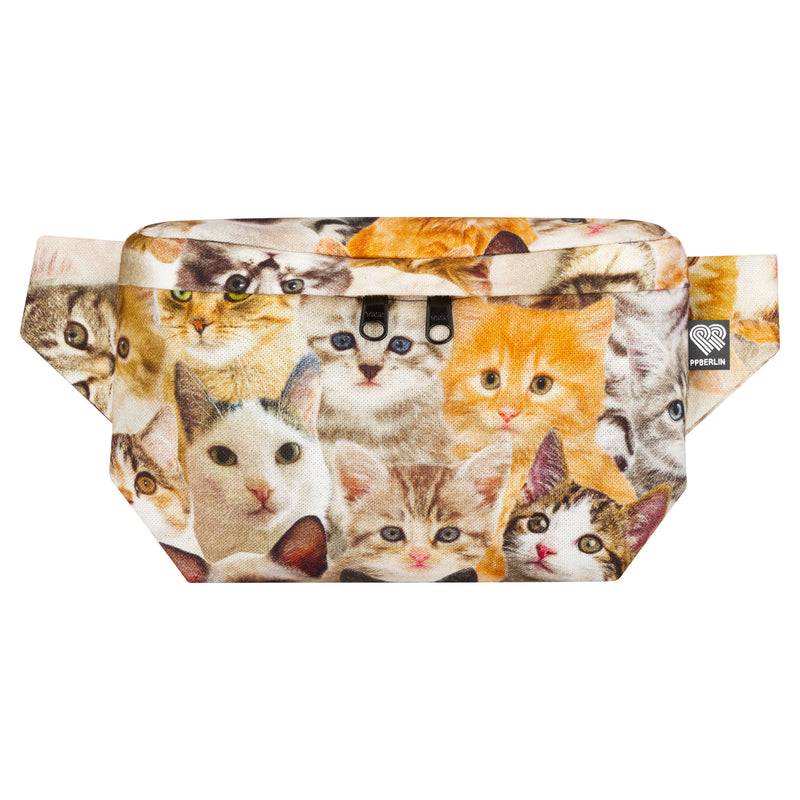 PP Berlin Bauchtasche eckig, Canvas Stoff mit Motiv, Damen Herren Unisex Online Shopping