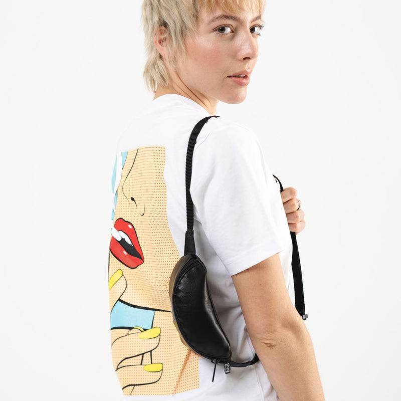 PP Berlin Bauchtasche mini, Kunstleder, Kinder Damen Herren Unisex Black Friday