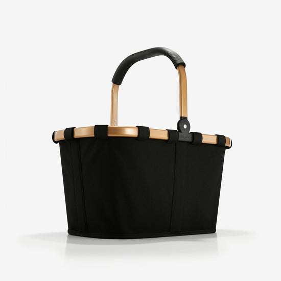 Reisenthel carrybag frame gold/black (Einkaufskorb,schwarz) Riesige Rabatte