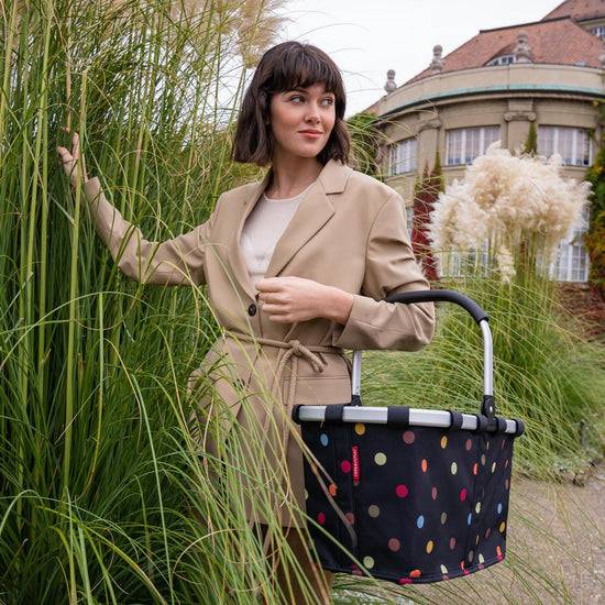 Reisenthel carrybag dots (Einkaufskorb,schwarz) 50% Rabatt mit kostenlosem Versand