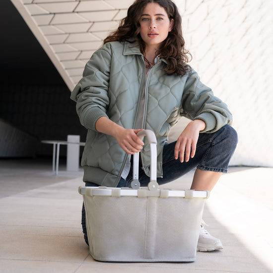 Reisenthel carrybag herringbone sand (Einkaufskorb,hellbraun) Online