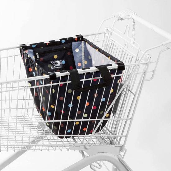 Reisenthel easyshoppingbag dots (Einkaufswagentasche,schwarz) Blitzverkäufe