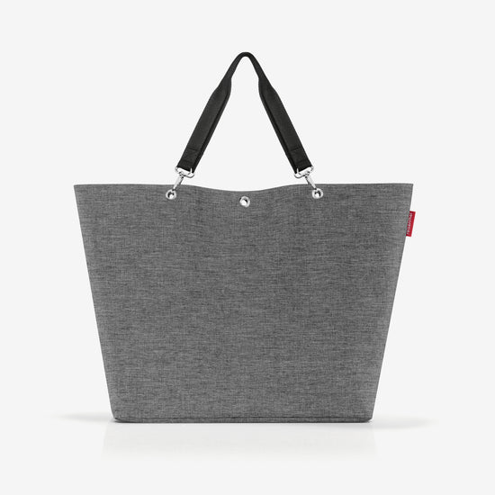Reisenthel shopper XL twist silver (Strandtasche,grau) Tiefpreis