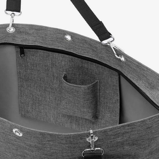 Reisenthel shopper XL twist silver (Strandtasche,grau) Tiefpreis