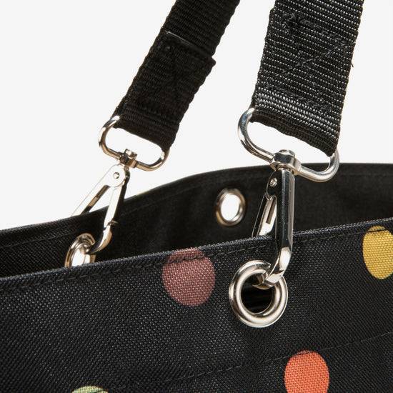Reisenthel shopper XL dots (Strandtasche,schwarz) Kostenlose Rückgabe