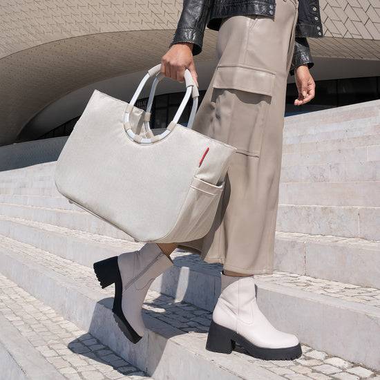 Reisenthel loopshopper L herringbone sand (Einkaufstasche,hellbraun) Letzte 2 Tage