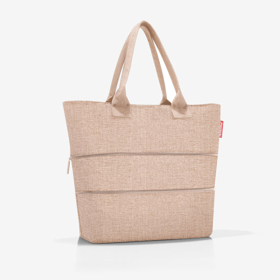 Reisenthel shopper e1 twist coffee (Damentasche,creme) Super Rabatt