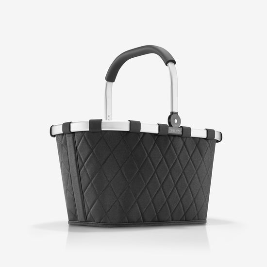 Reisenthel carrybag rhombus black (Einkaufskorb,schwarz) Lagerräumung