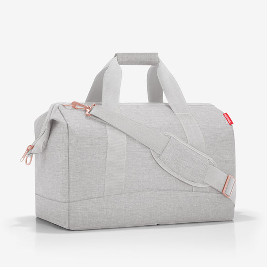 Reisenthel allrounder L twist sky rose (Große Reisetasche - 30 Liter Platz,hellgrau) Räumungsverkauf