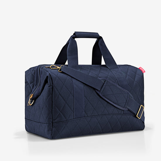 Reisenthel allrounder L rhombus midnight gold (Große Reisetasche - 30 Liter Platz,dunkelblau) Riesige Ersparnisse