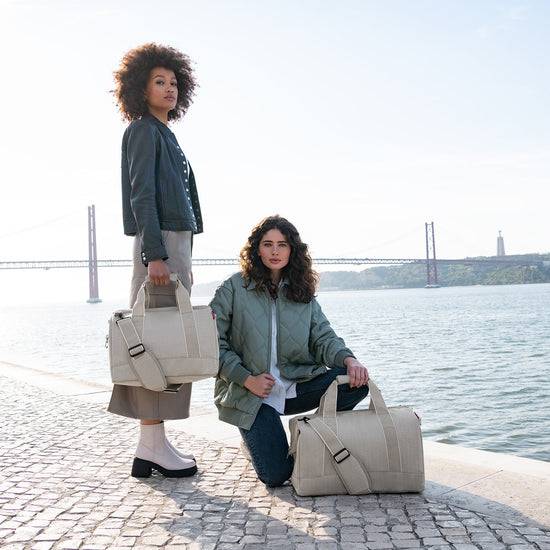 Reisenthel allrounder L herringbone sand (Große Reisetasche - 30 Liter Platz,hellbraun) Letzter Tag