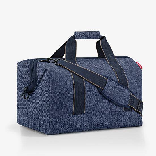 Reisenthel allrounder L herringbone dark blue (Große Reisetasche - 30 Liter Platz,dunkelblau) Fabrikladen