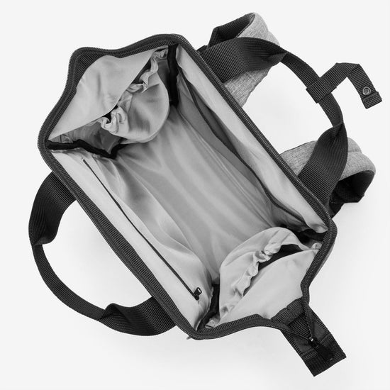 Reisenthel allrounder R twist silver (Rucksack,grau) 50% Rabatt für begrenzte Zeit