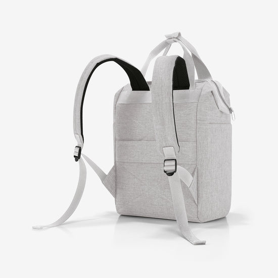 Reisenthel allrounder R twist sky rose (Rucksack,hellgrau) 2025