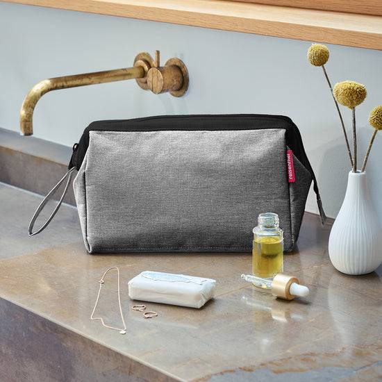 Reisenthel travelcosmetic twist silver (Kulturbeutel,grau) Kostenlose Rückgabe
