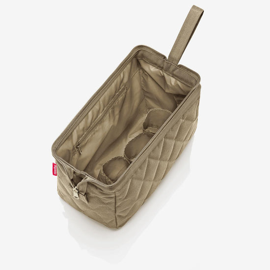 Reisenthel travelcosmetic rhombus olive (Kulturbeutel,olive) Letzte 2 Tage