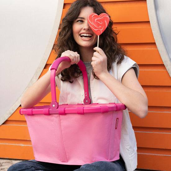 Reisenthel carrybag frame twist pink (Einkaufskorb,pink) Versandkostenfrei