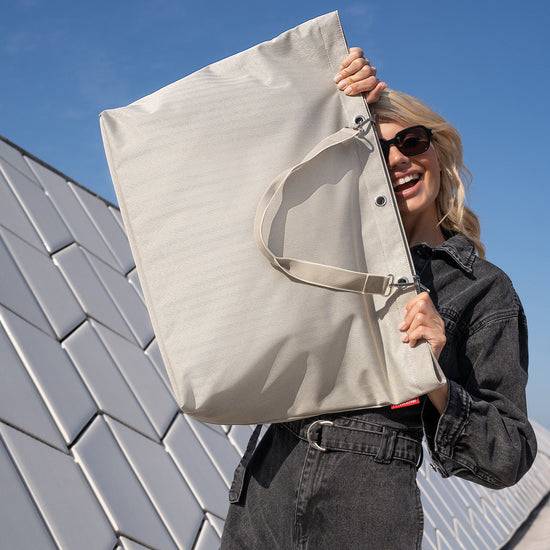 Reisenthel shopper XL herringbone sand (Strandtasche,hellbraun) Tiefpreis