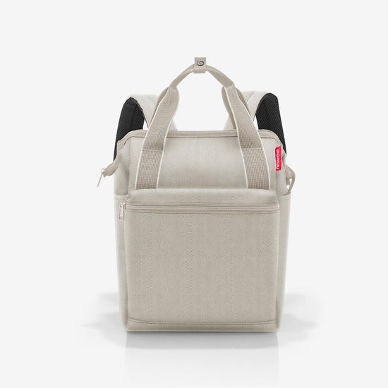 Reisenthel allrounder R herringbone sand (Rucksack,hellbraun) Super Sparpreis