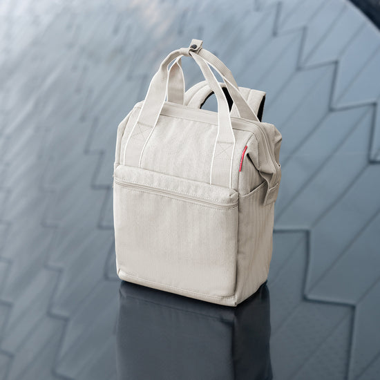 Reisenthel allrounder R herringbone sand (Rucksack,hellbraun) Super Sparpreis