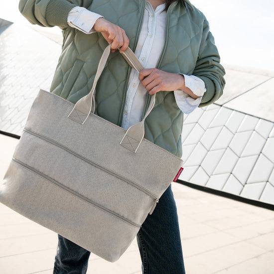 Reisenthel shopper e1 herringbone sand (Damentasche,hellbraun) Wochenangebot