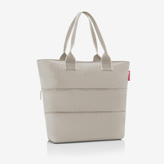 Reisenthel shopper e1 herringbone sand (Damentasche,hellbraun) Wochenangebot