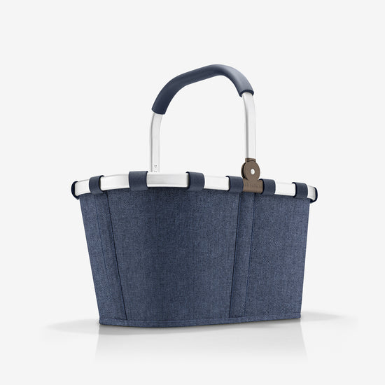 Reisenthel carrybag herringbone dark blue (Einkaufskorb,dunkelblau) 50% Rabatt mit kostenlosem Versand