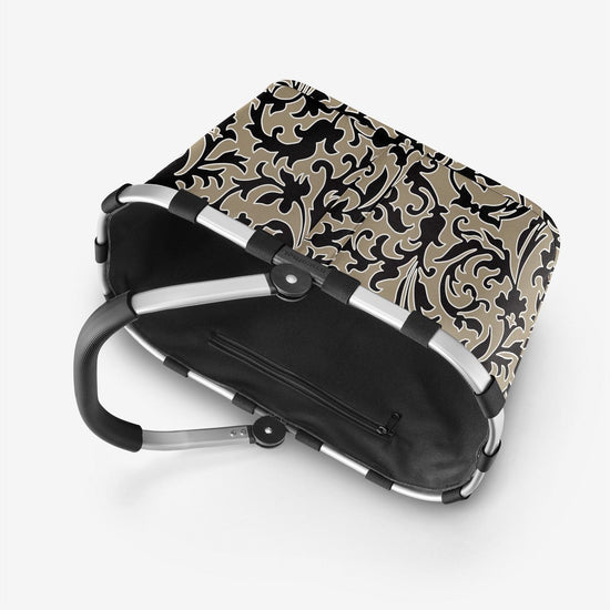Reisenthel carrybag baroque marble (Einkaufskorb,schwarz) Fabrikladen