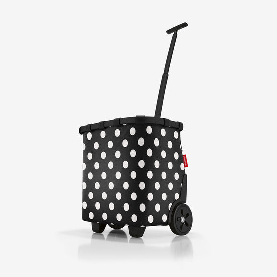 Reisenthel carrycruiser frame dots white (Einkaufstrolley,schwarz) Begrenztes Angebot