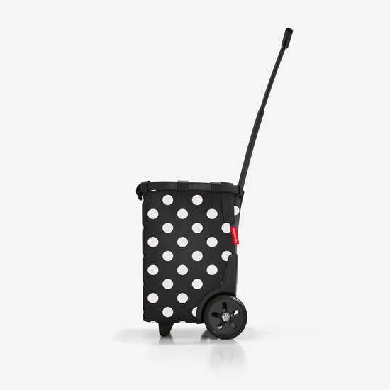 Reisenthel carrycruiser frame dots white (Einkaufstrolley,schwarz) Begrenztes Angebot