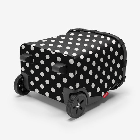 Reisenthel carrycruiser frame dots white (Einkaufstrolley,schwarz) Begrenztes Angebot