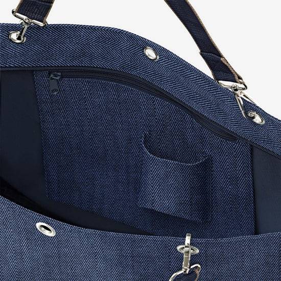 Reisenthel shopper XL herringbone dark blue (Strandtasche,dunkelblau) Jubiläumsangebot